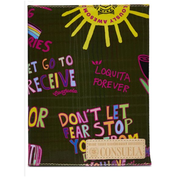 Consuela Olive Notebook - Picture 1 of 3